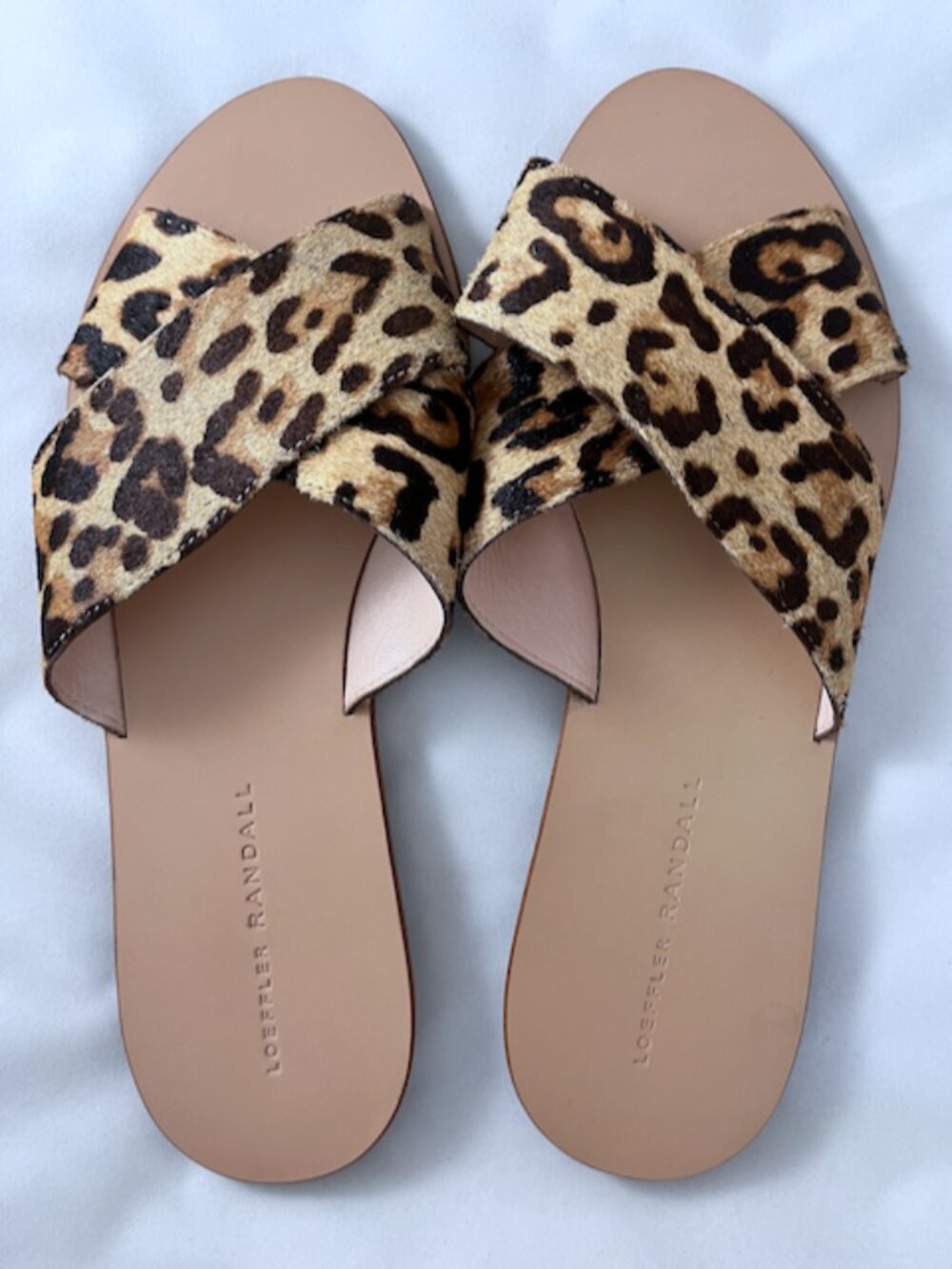 Loeffler Randall Leopard Print Sandals — Size 39 - Picture 8 of 8